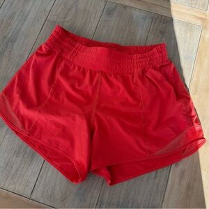lululemon athletica Red Athletic Shorts